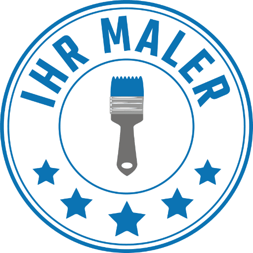 Logo eines Malerdienstes mit Pinsel