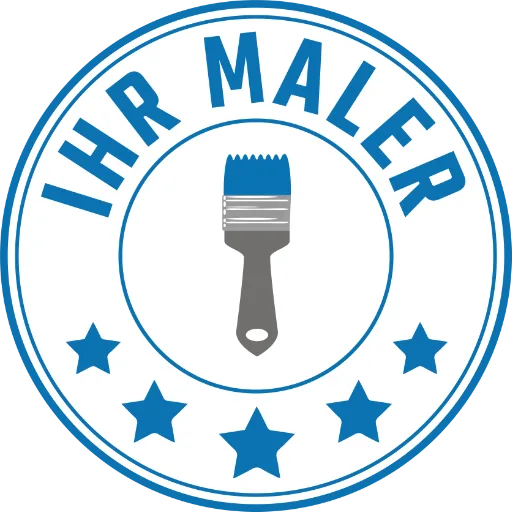 Logo eines Malerdienstes mit Pinsel