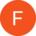 Logo mit dem Buchstaben F in Orange